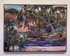 "On the Trail" (2023), Original Winter Forest Landscape, Oil Painting