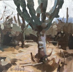 "Frieden und Stille (Cabo, Mexiko) - Impressionistische Landschaft, Ölgemälde