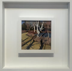 "Pond Side (Wisconsin)" - Impressionistische Landschaft und Stillleben, Ölgemälde
