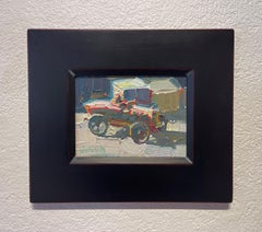 "Roadster" (2005) Naturaleza muerta expresionista, pintura al óleo sobre panel