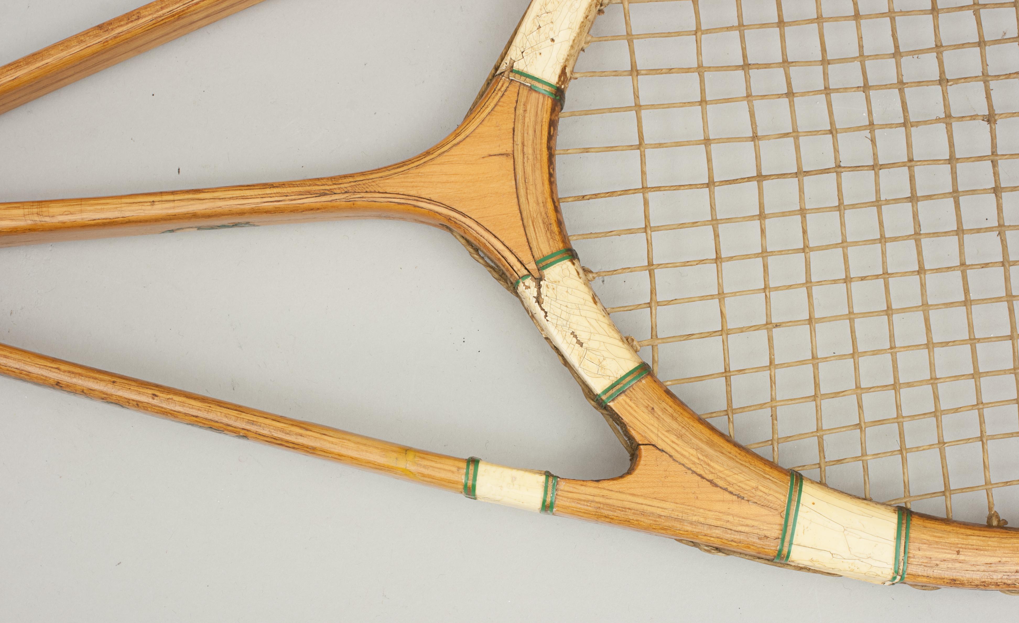 Hazell Streamline Tennis Racket, Green Star, Frank Donisthorpe 5