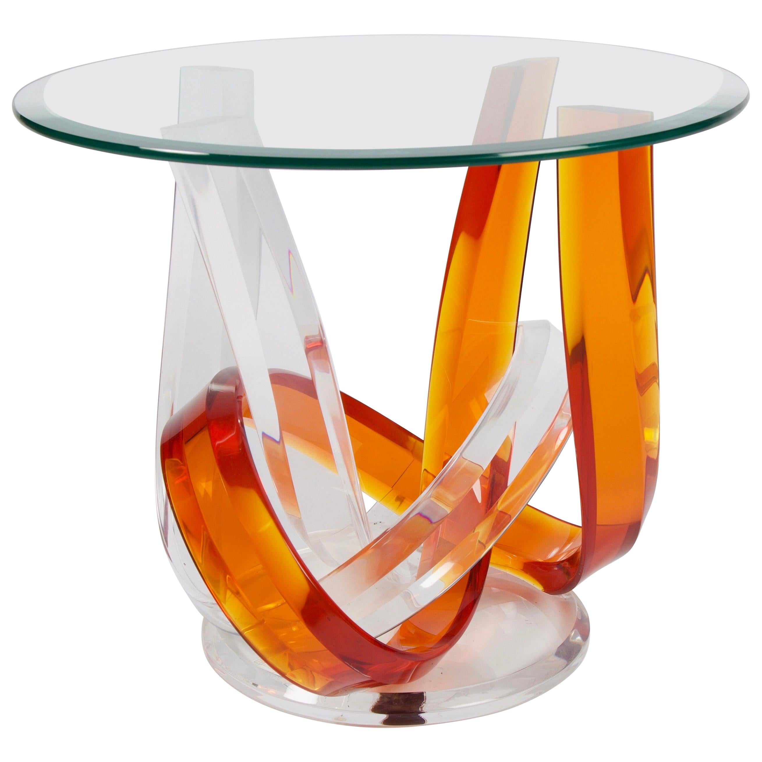 Haziza Lucite Side Table