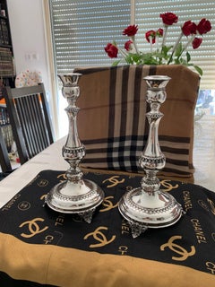 “Hazorfim” Sterling Silver Candle Holder set