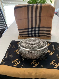 “Hazorfim” Sterling Silver (Etrog) Case/ Box