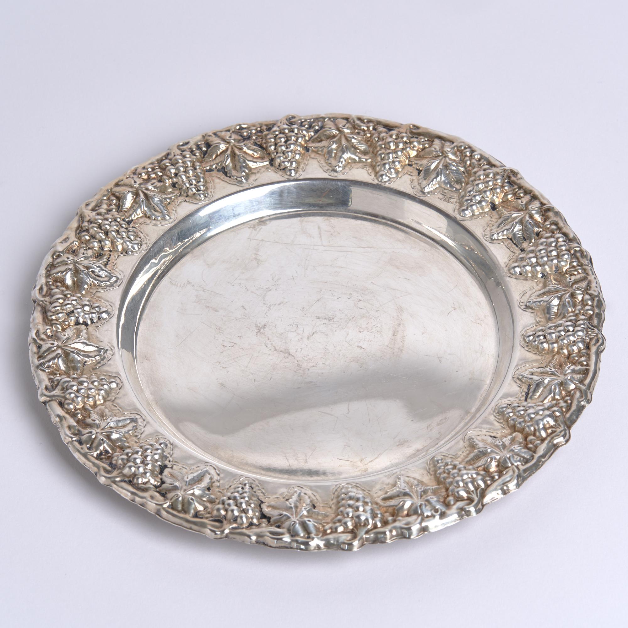 Placa de plata de ley Hazorfim Uvas en venta 2