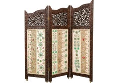 HBO "The Knick" Intricately Carved & Theatrically Decorated Antique Screen