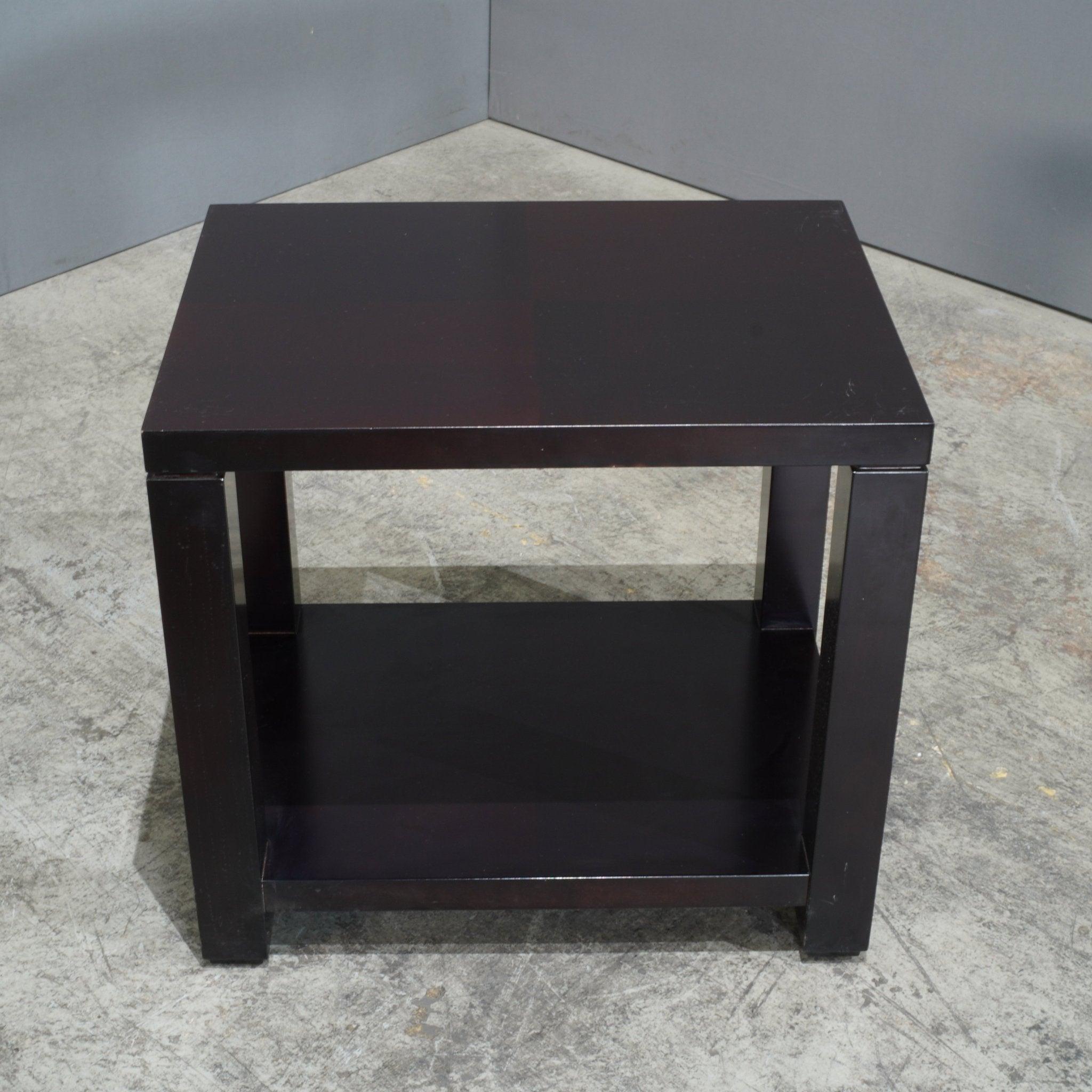 Sconosciuto Tavolino in legno nero HC