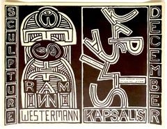 Westermann and Kapsalis Sculpture at Four Fourteen Art Center Poster