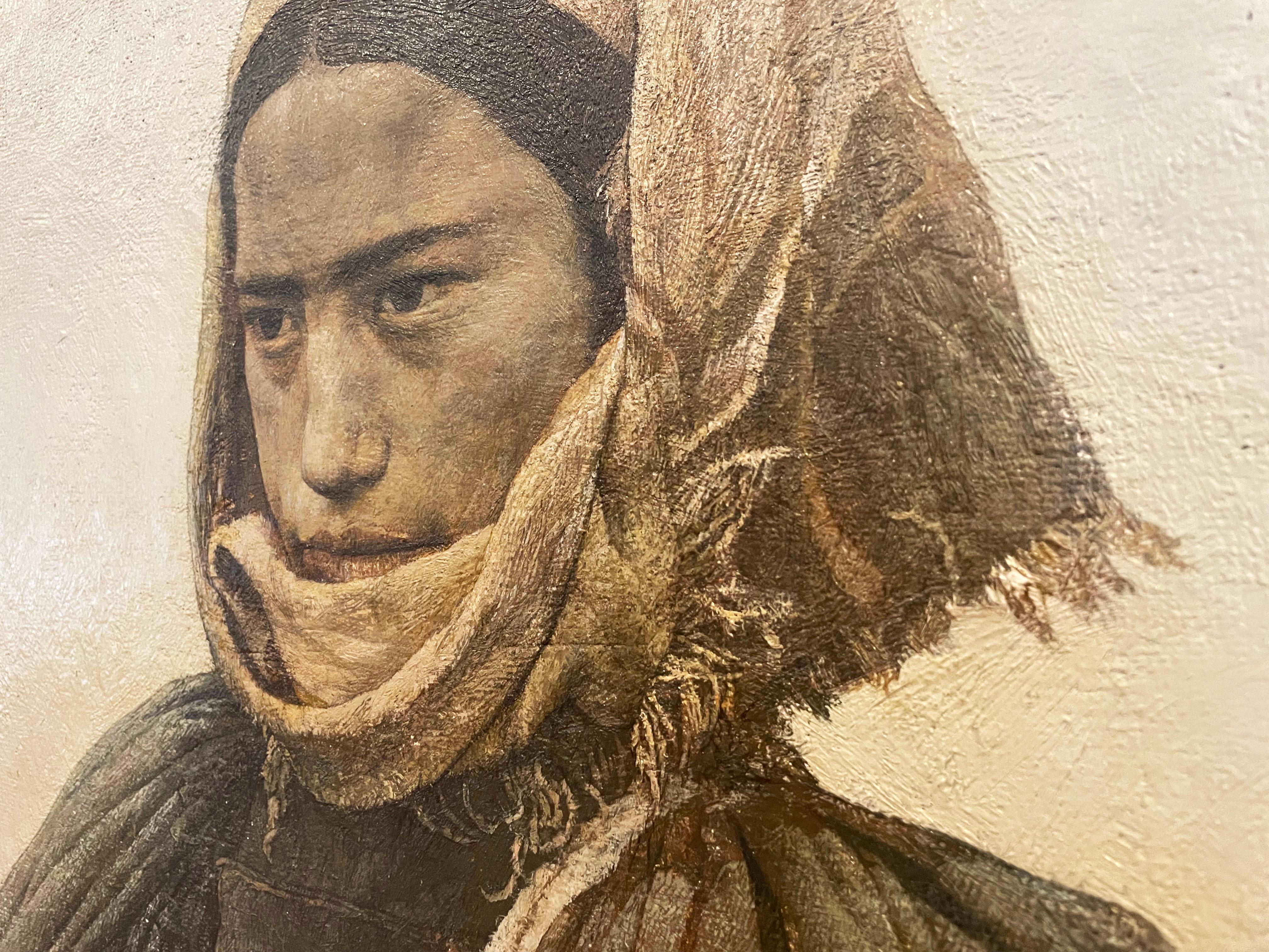 He Duoling Oil Painting on Canvas 