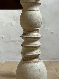 H.E. Freund Artist’s Stool in Original Paint, Denmark, 1830s