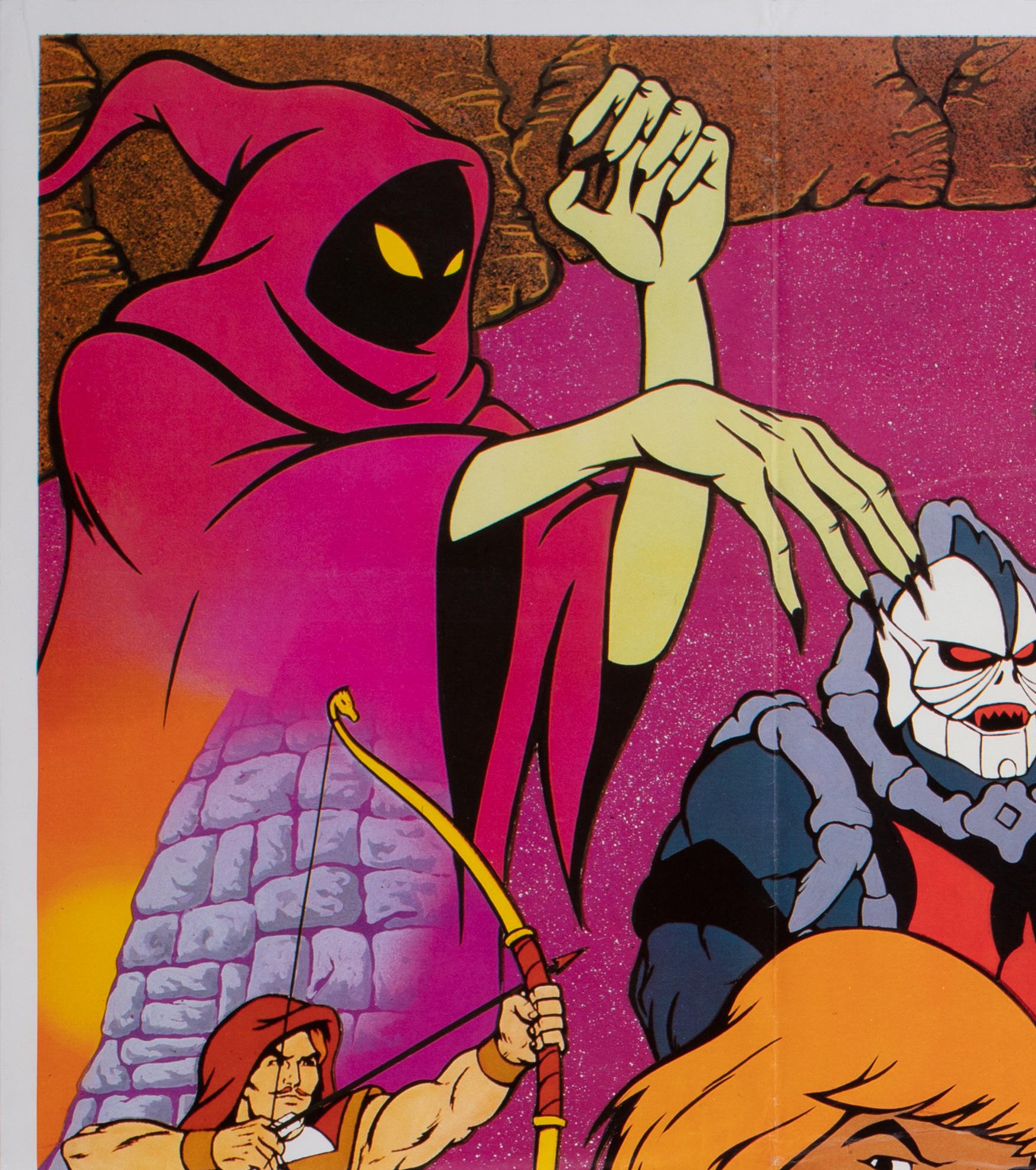 „He-Man & She-Ra – das Geheimnis des Schwertes“, Uk Quad-Filmplakat, 1985 (Britisch) im Angebot