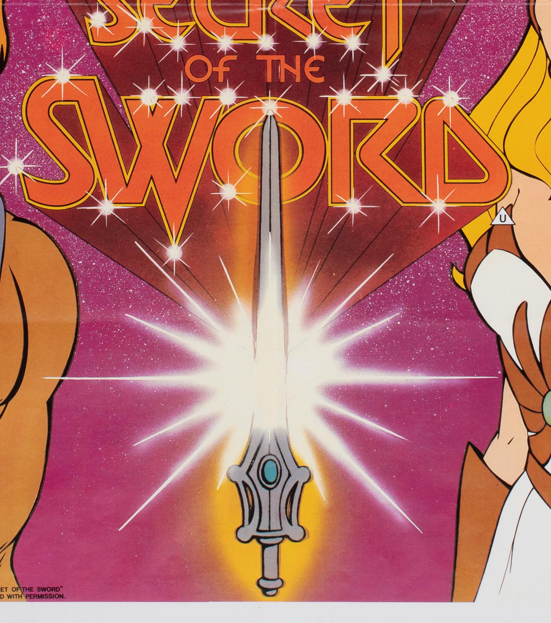 „He-Man & She-Ra – das Geheimnis des Schwertes“, Uk Quad-Filmplakat, 1985 (Papier) im Angebot