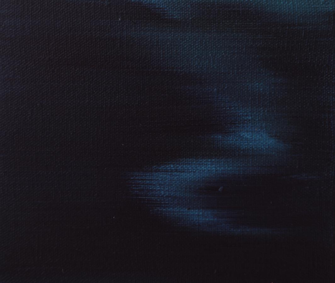 Peinture figurative contemporaine texturée - Série Aquarelle n°4 - Expressionniste Painting par He Wenjue