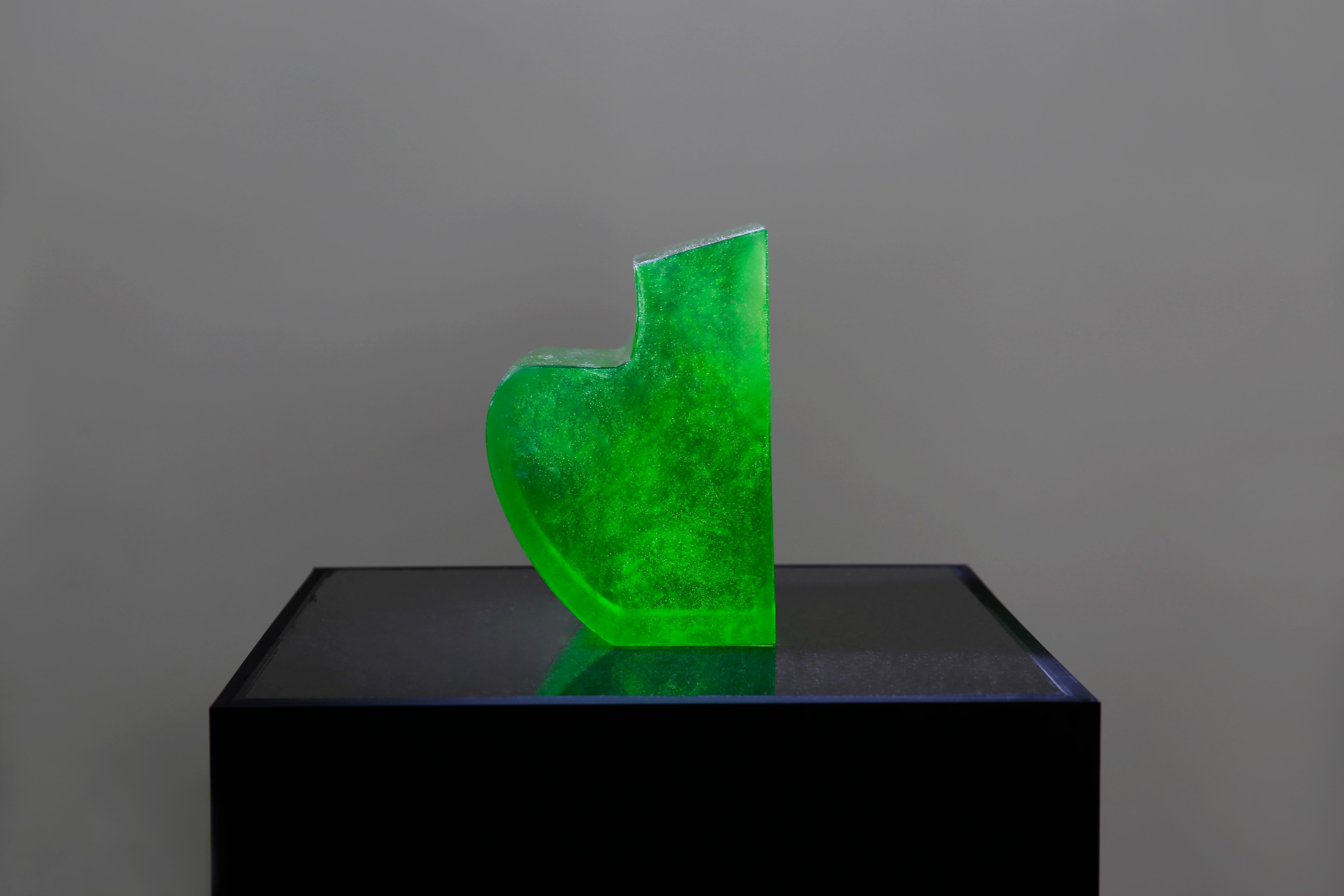 He Wenjue Abstract Sculpture - Coloured Glaze Sculpture-Series Four Seasons- Summer #1