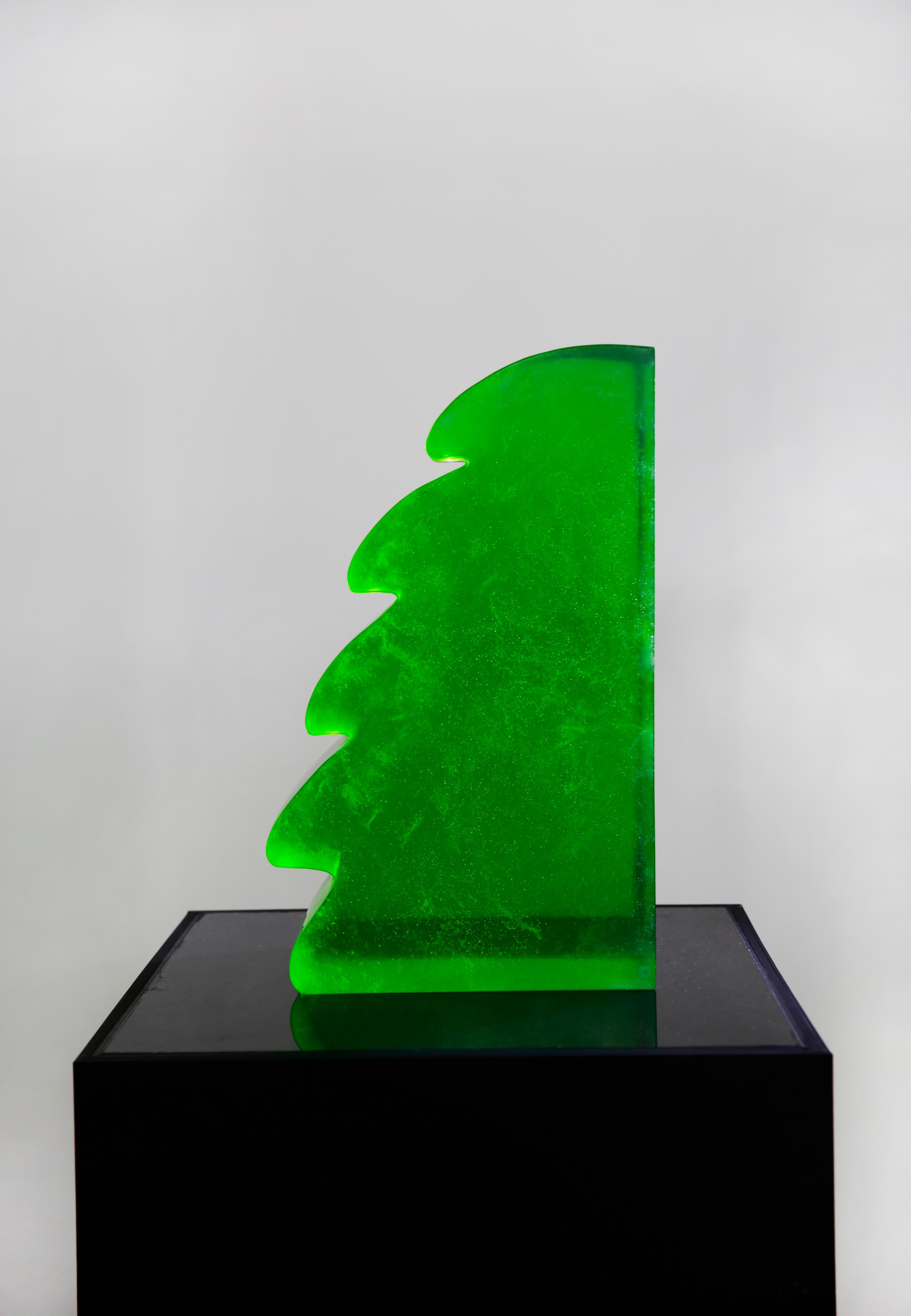The sculpture is signed and numbered. Edition 1/1


About Series Four Seasons: 
I created this Spring, Summer, Autumn and Winter based on the abstract deformation of leaf sections. For the collection of Summer, I chose the glass material that