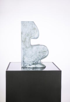 Sculpture en glaçure colorée - Série Quatre Saisons - Hiver n°1