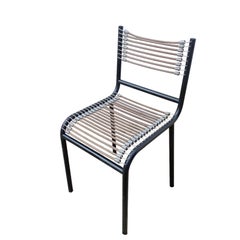 "He14, Sandows" Chair by Renè Herbst, Balck Edition