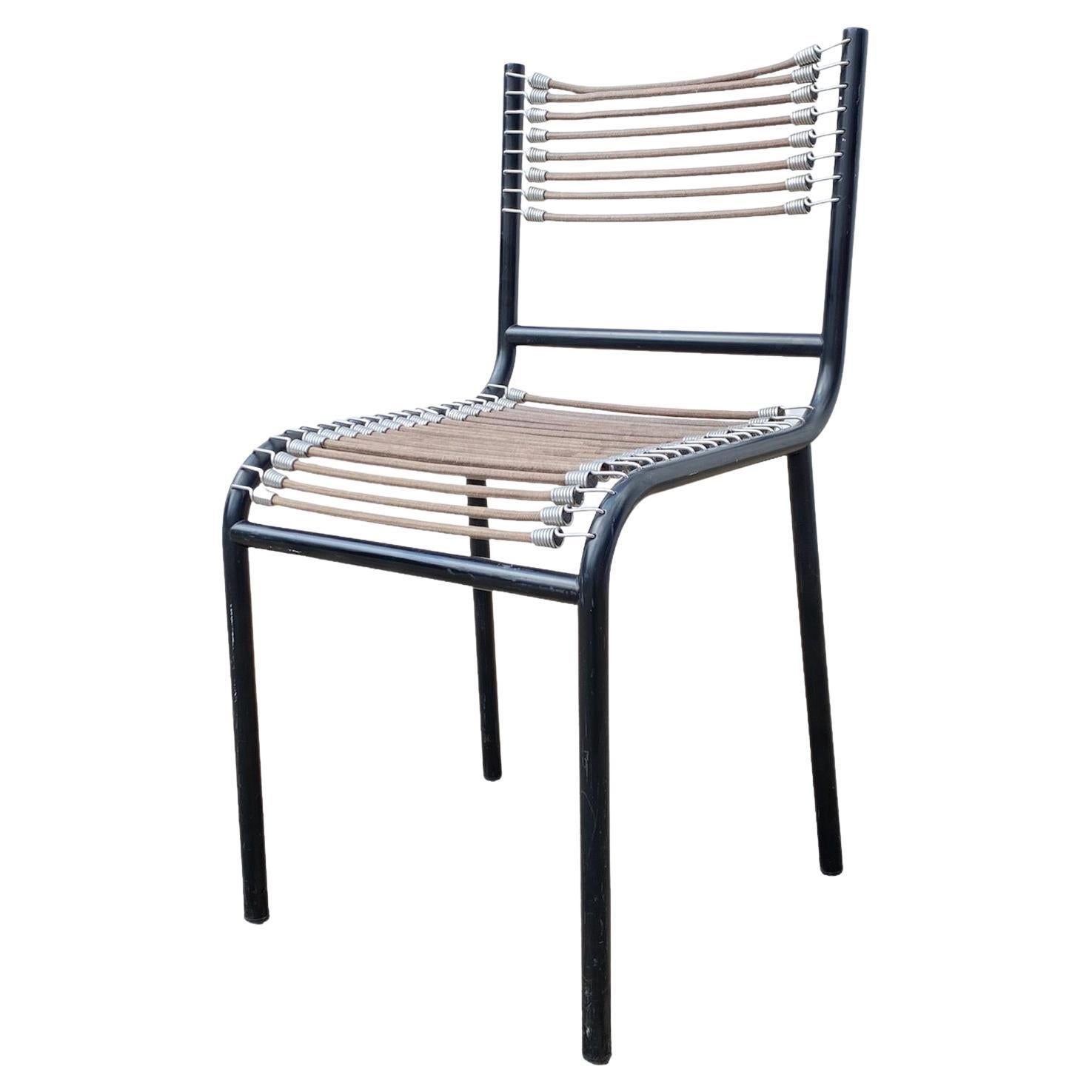 "He14, Sandows" Chair by Renè Herbst, Balck Edition For Sale