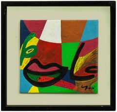 Modernist Abstract Oil Painting