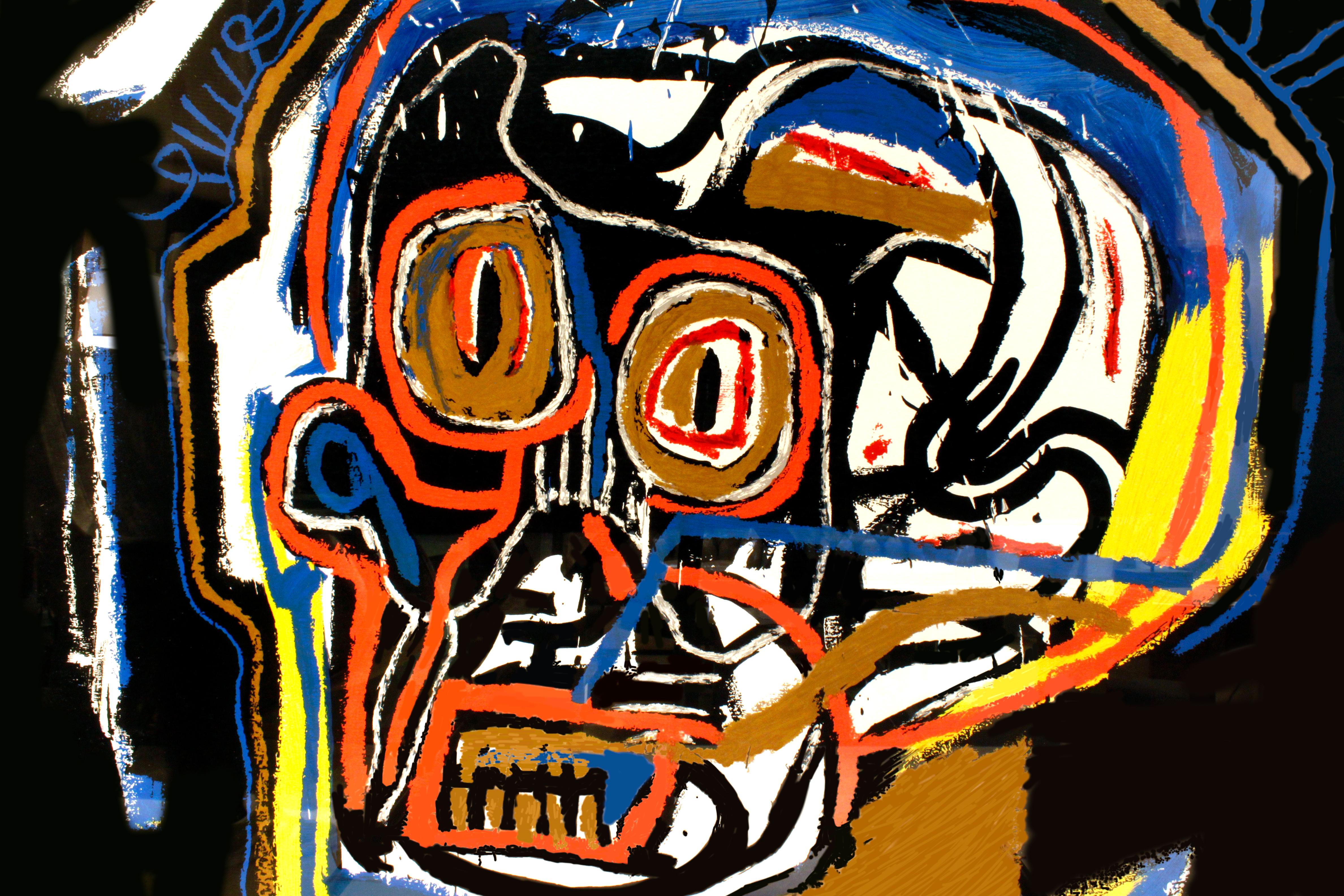 Post-Modern Head, after Jean-Michel Basquiat, from Portfolio 1, 1983-2001