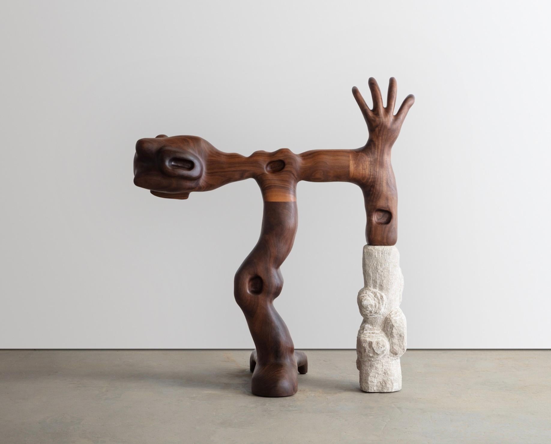 Organic hand carved sculpture in oiled walnut. Made in the USA by Casey McCafferty.

Can be customized with additional cost.

Pictures shown of this sculptural piece are a depiction what yours could look like. 

This piece is a one of a kind,