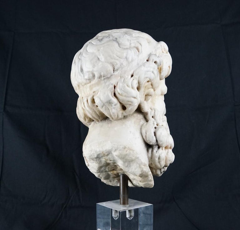 Head in Marble For Sale at 1stDibs