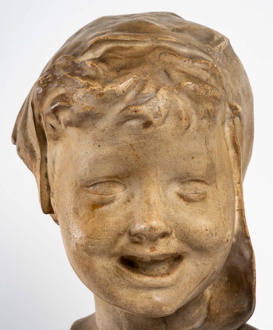 Art Nouveau Head of a Child, Early 20th Century