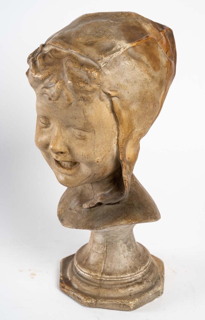 Plaster Head of a Child, Early 20th Century