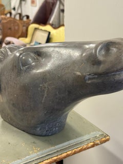 Cabeza de caballo en mármol, semental, colección privada
