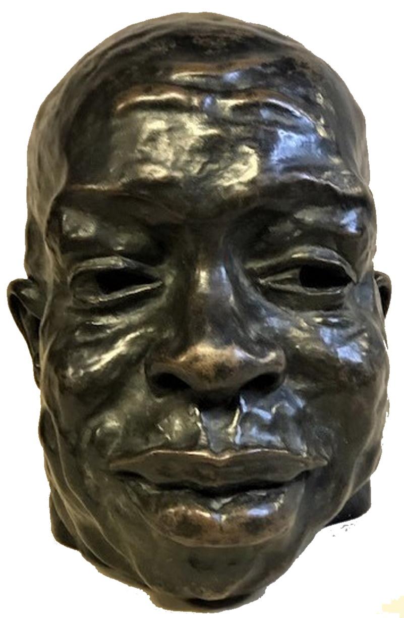 About sculpture
This remarkable portrait bust is in all likelihood a privately commissioned sculpture from around 1940s. Despite the fact that the sculpture is not signed, it is certainly an excellent example of American expressive sculpture of