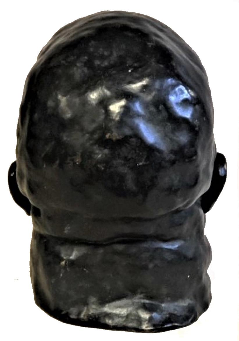 Head of a Jazzman, Patinated Bronze Sculpture, American, ca. 1940s In Good Condition For Sale In New York, NY