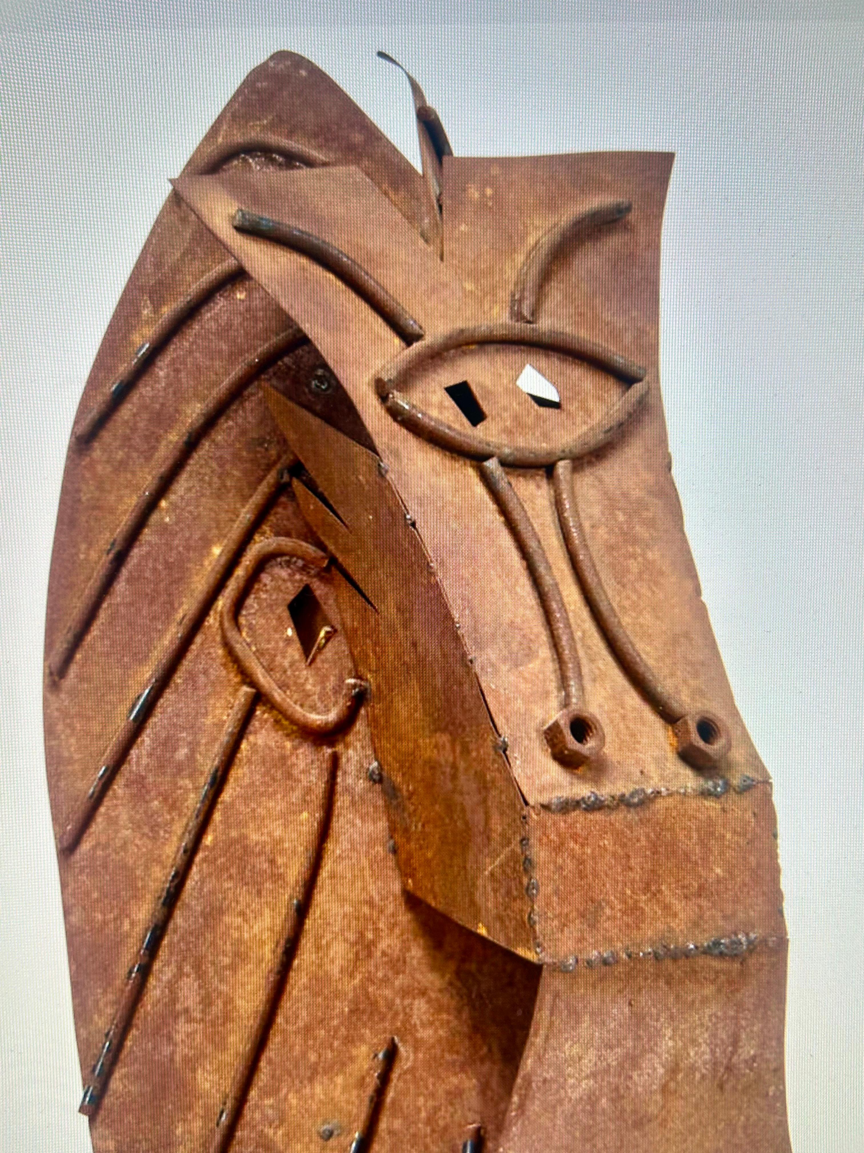 Cabeza de mujer Maqueta Escultura según Picasso Acero en venta