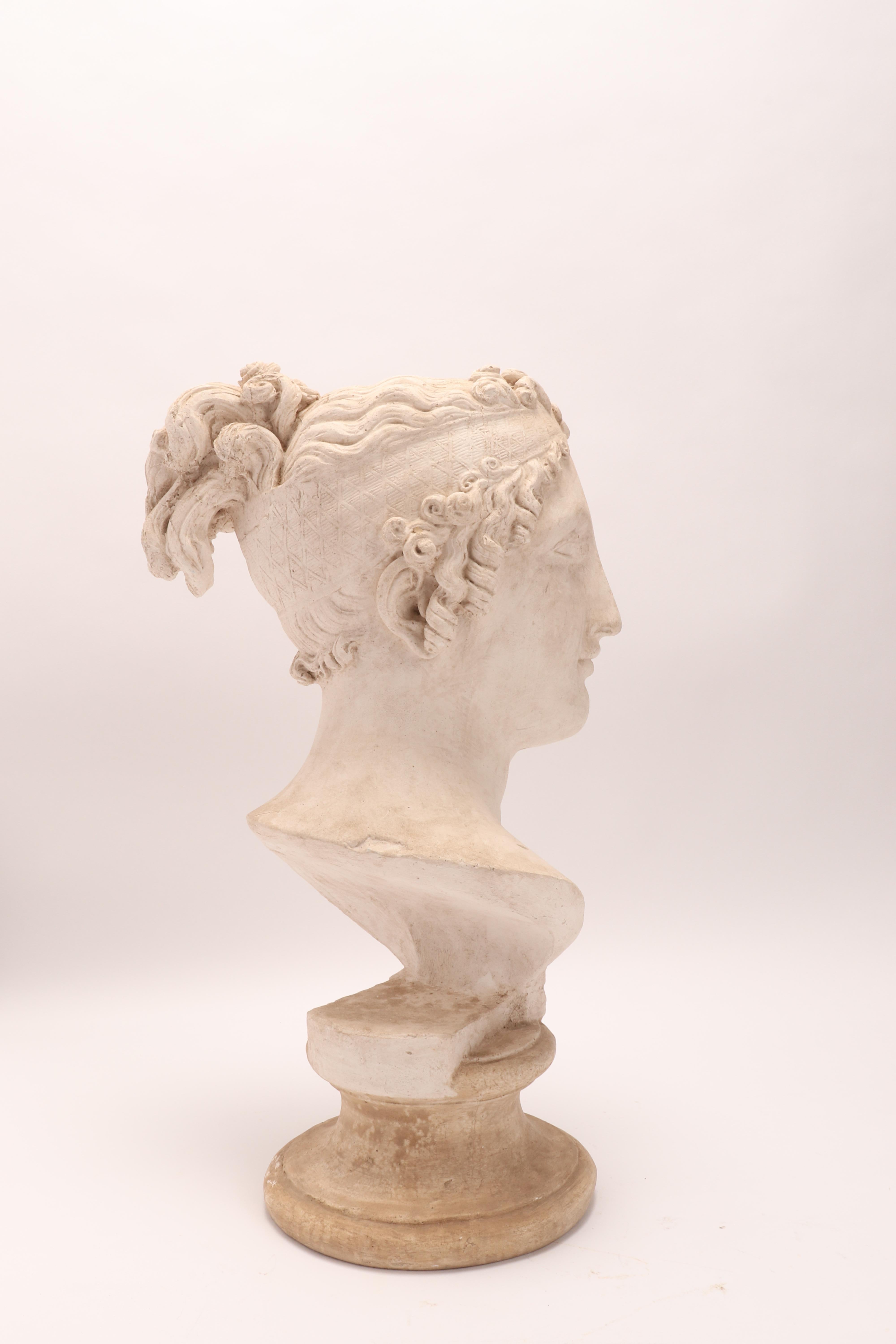 Head of a Women Neoclassic Portrait, Italy, 1890 1