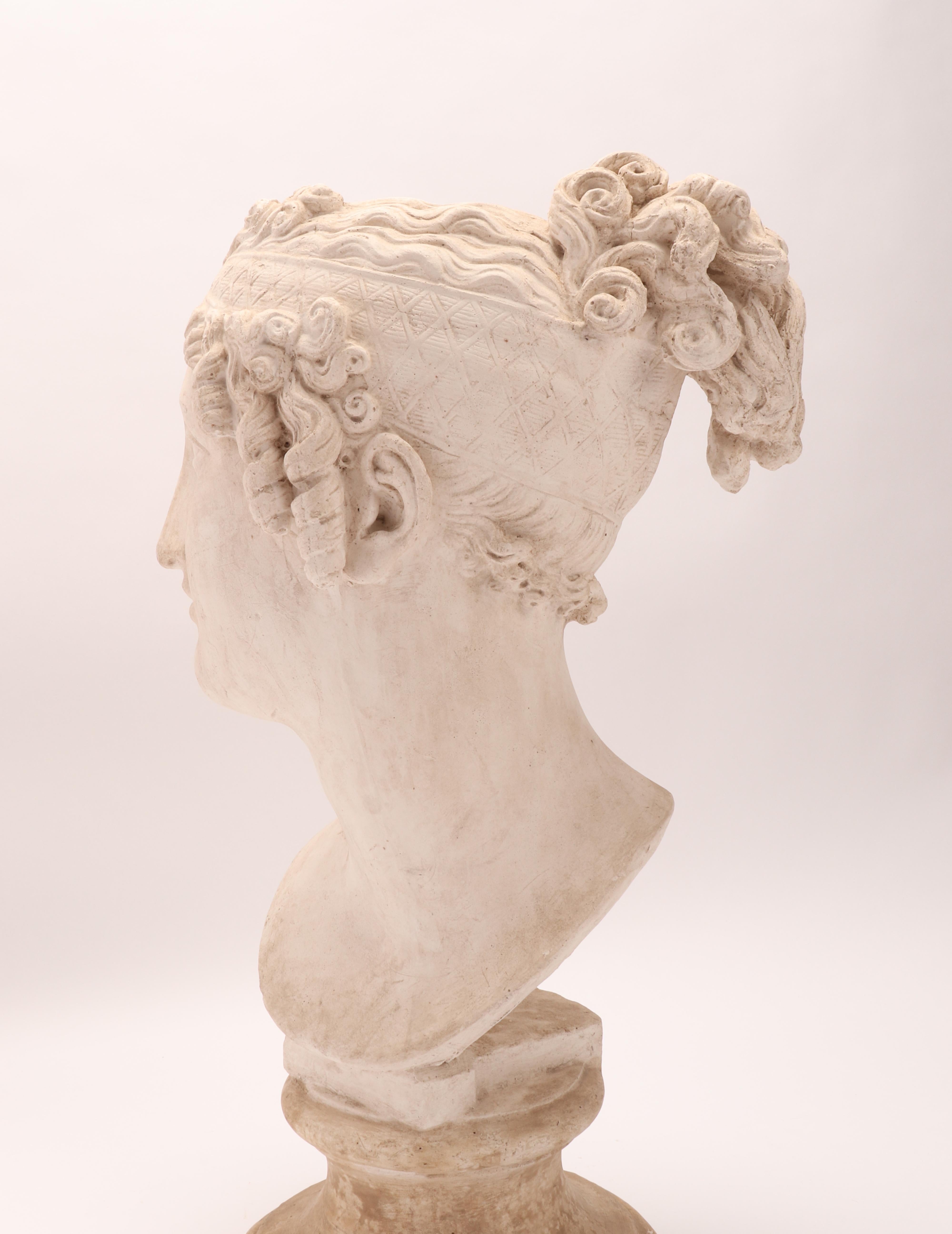 Head of a Women Neoclassic Portrait, Italy, 1890 2