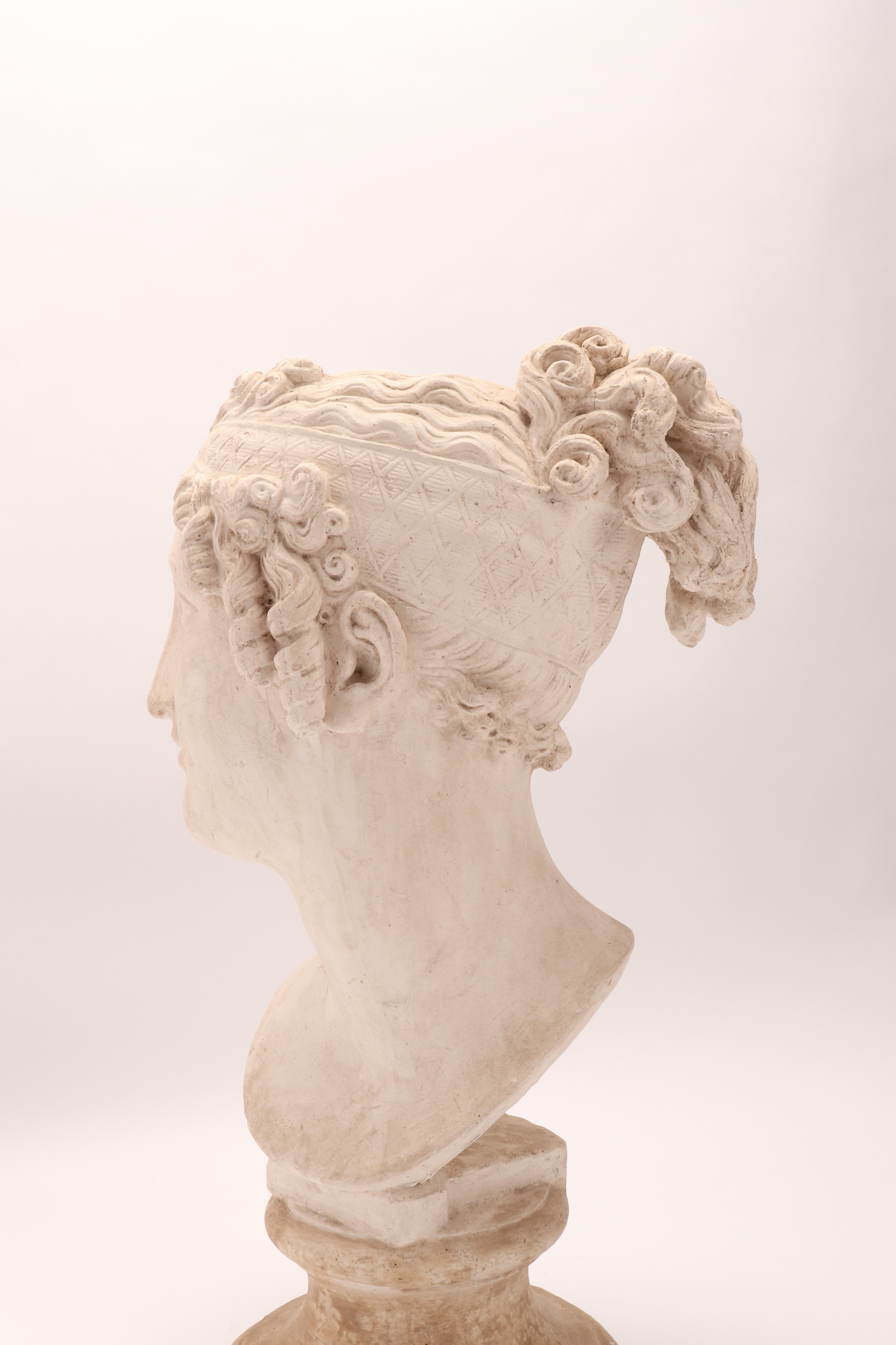 Head of a Women Neoclassic Portrait, Italy, 1890 3