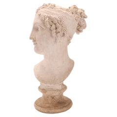 Head of a Women Neoclassic Portrait, Italy, 1890