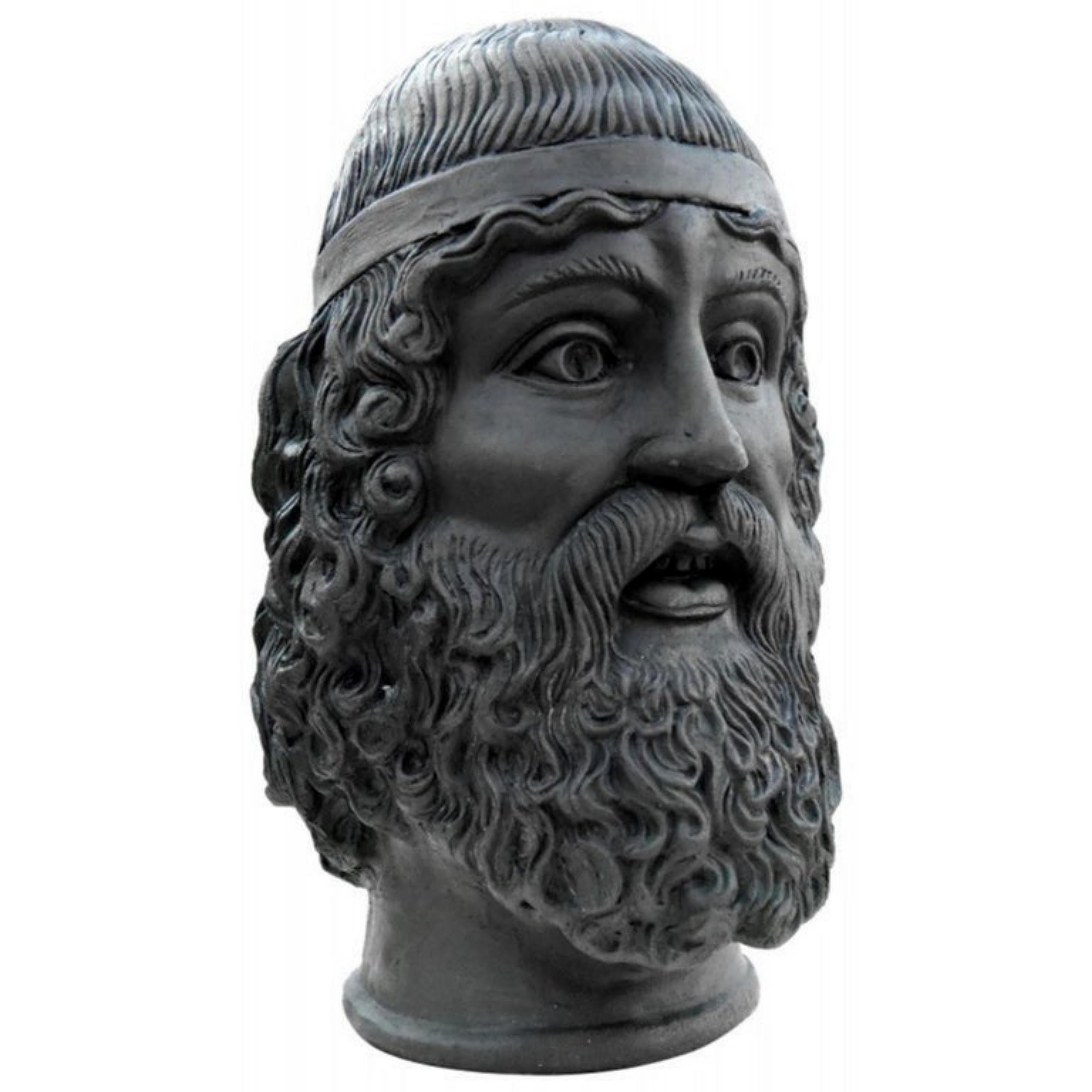 Italian Head of Bronze by Riace Called 