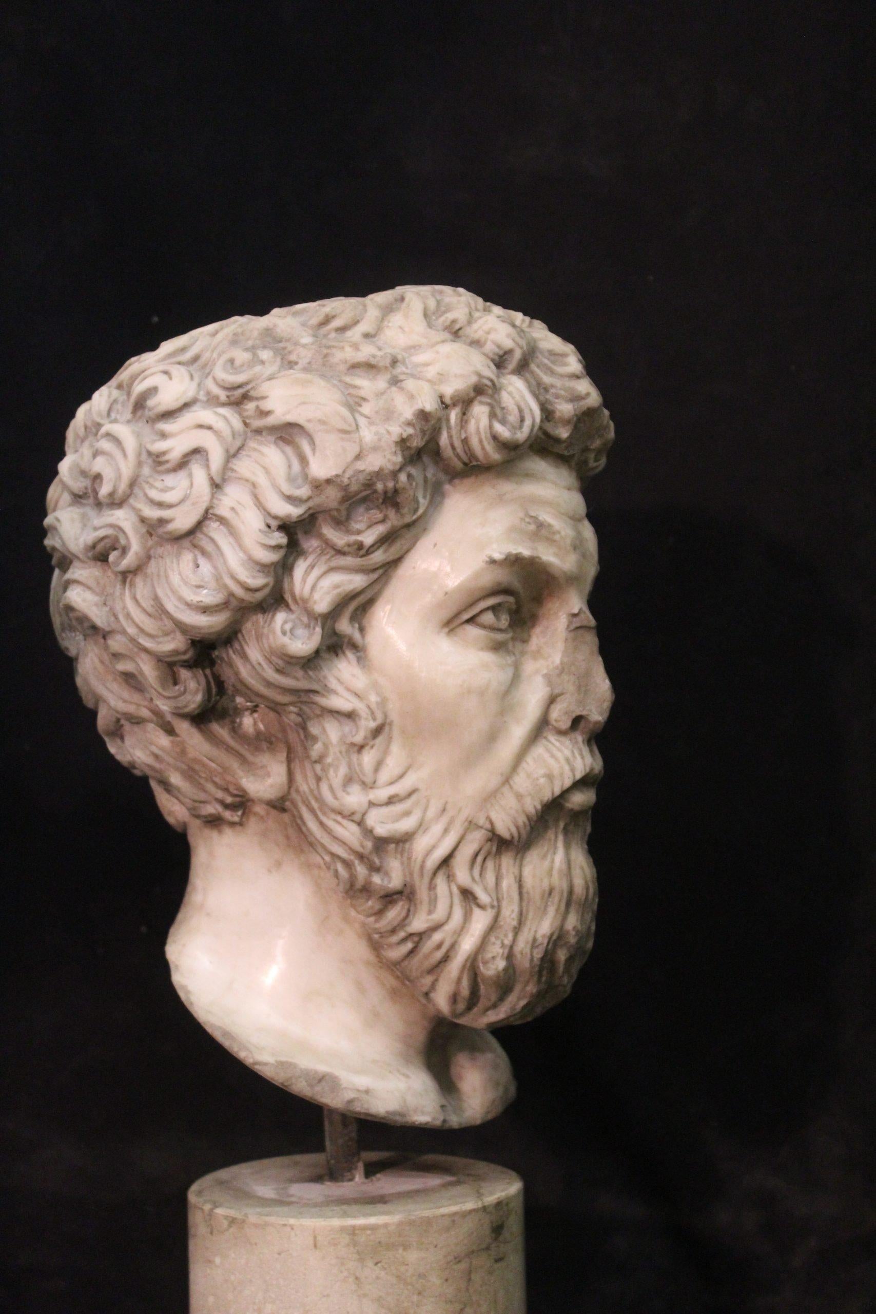 Head of Emperor Lucius Verus In Good Condition In Rome, IT