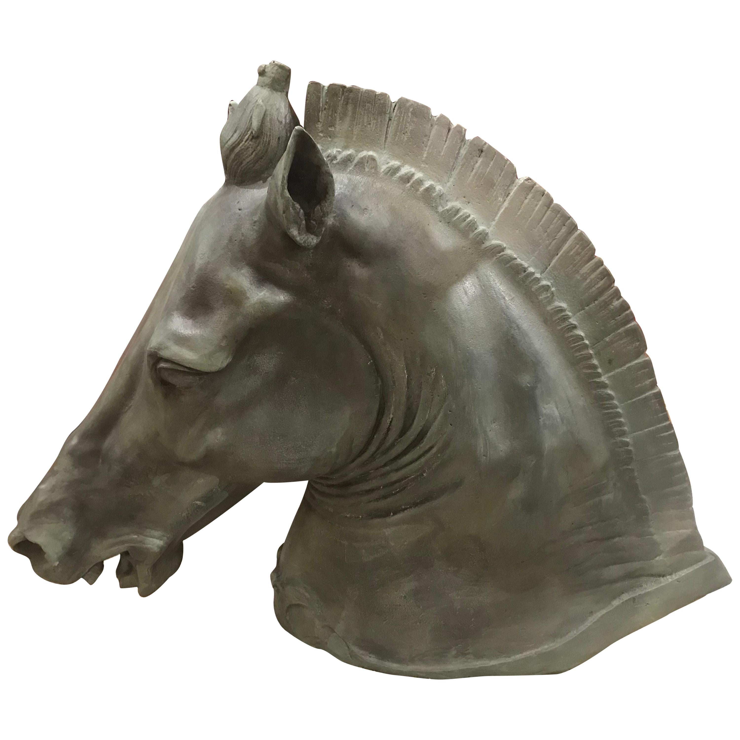 Head of Horse Sculpture