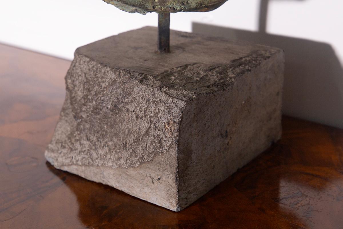Head of Lacoonte in patinated bronze, 20th cent In Good Condition In Milano, IT