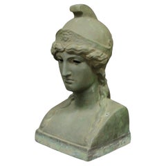 Head of Minerva in bronze