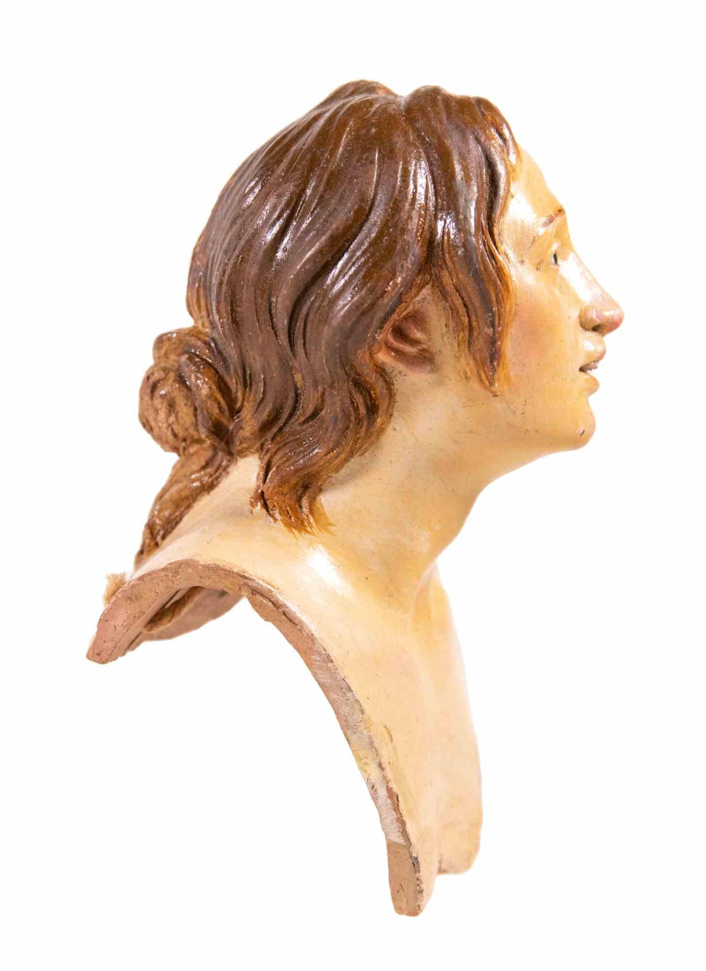 Head of Woman, Italy, 18th Century In Good Condition For Sale In Roma, IT