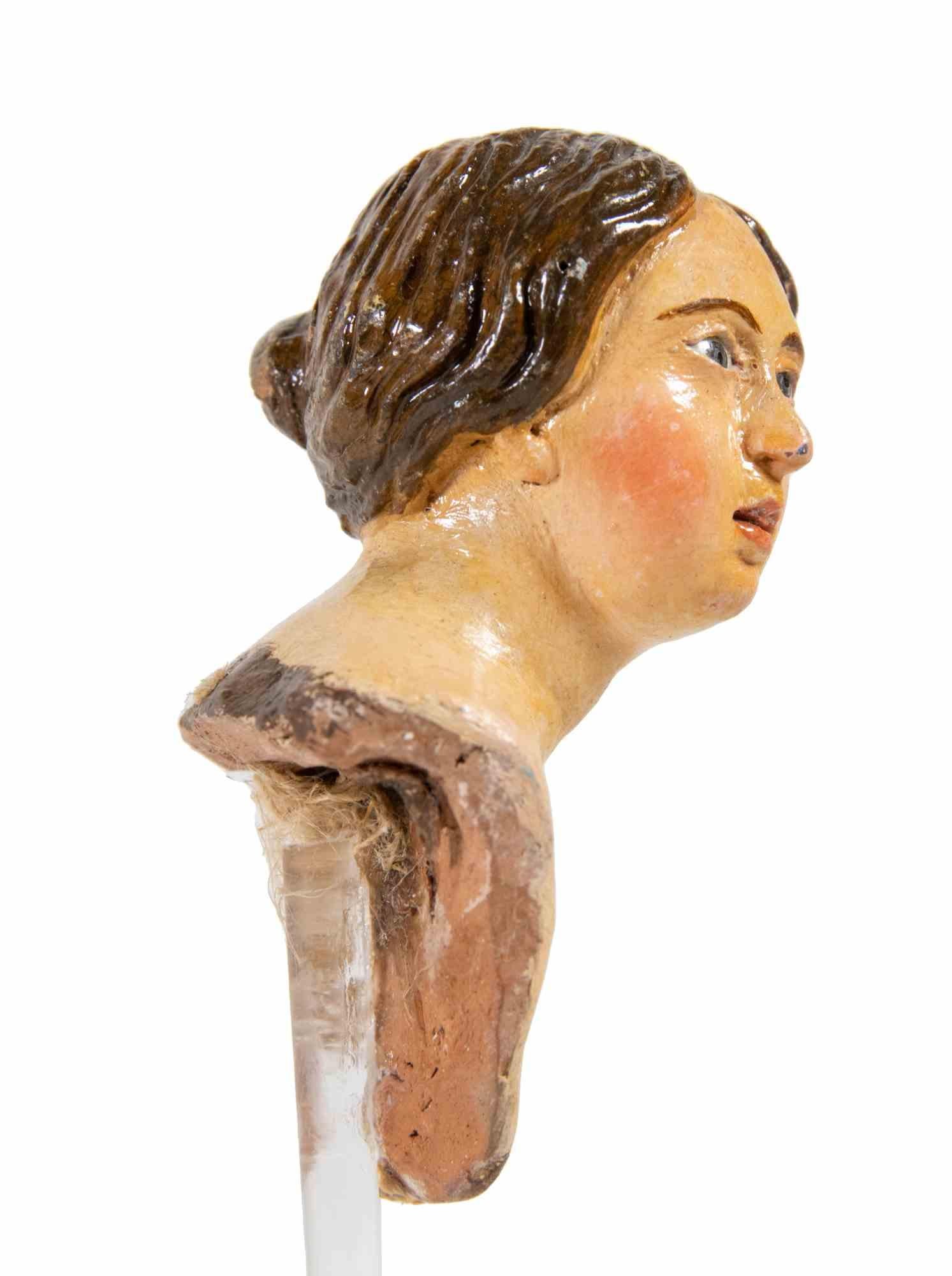 Testa di donna, Italia, XVIII secolo In condizioni buone in vendita a Roma, IT