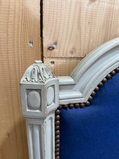 Headboard and footboard – Louis XVI style – Painted wood – Parisian workshop