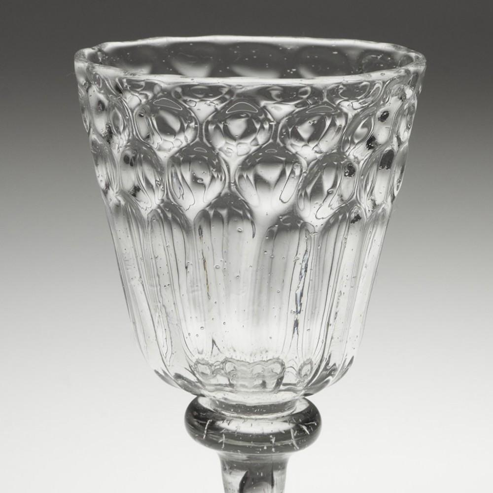 Four Liege Wine Glasses c1720 For Sale 1