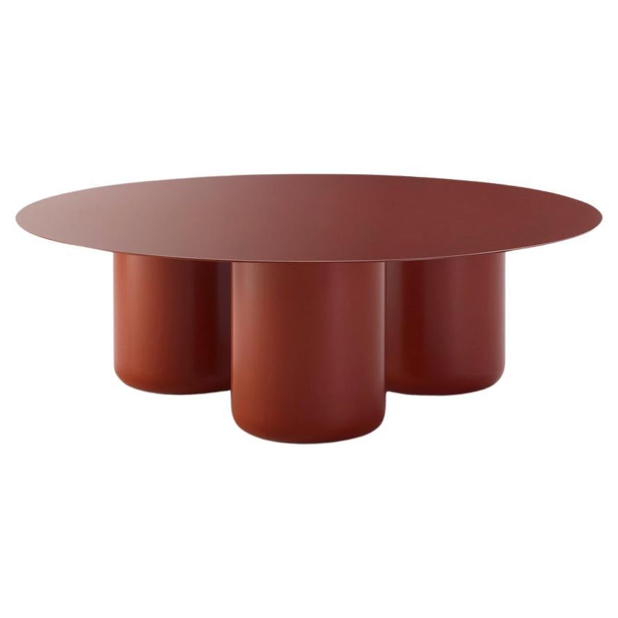 Headland Red Round Table by Coco Flip For Sale