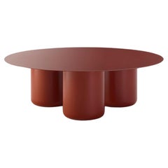 Runder Kopfland-Tisch in Rot von Coco Flip
