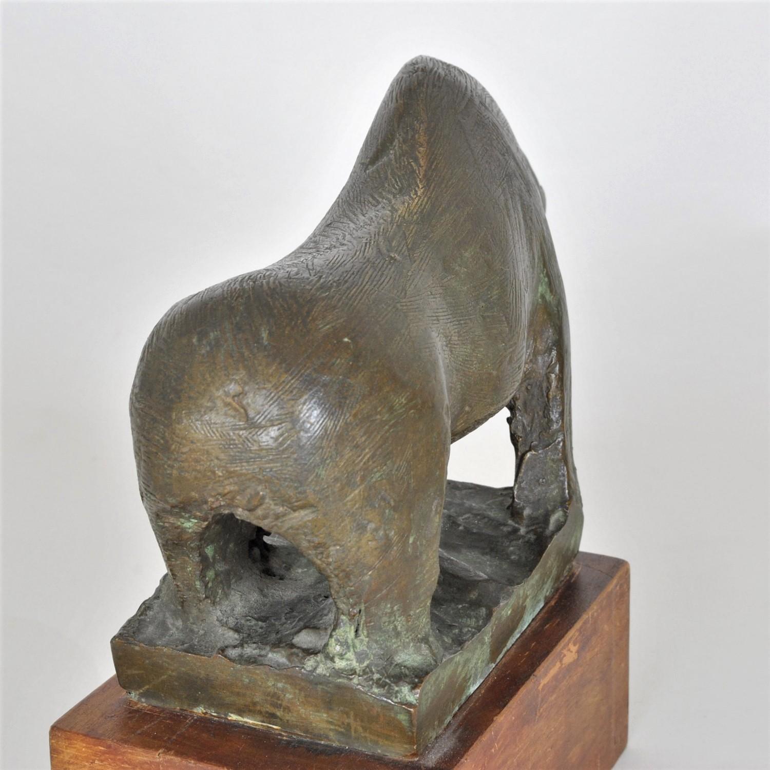 Animal sin cabeza, escultura de bronce, años 50/60 en venta 2