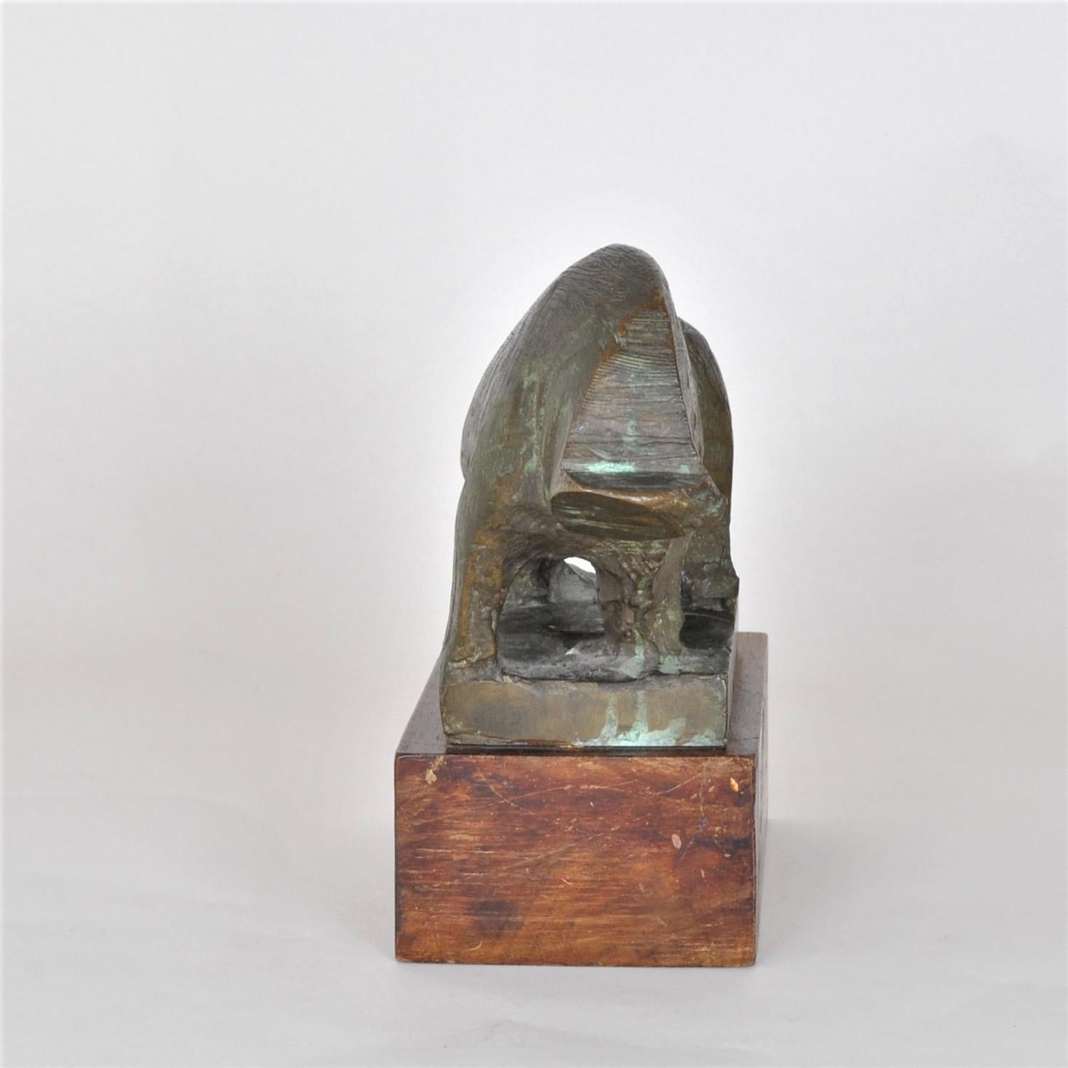 Animal sin cabeza, escultura de bronce, años 50/60 Moderno en venta