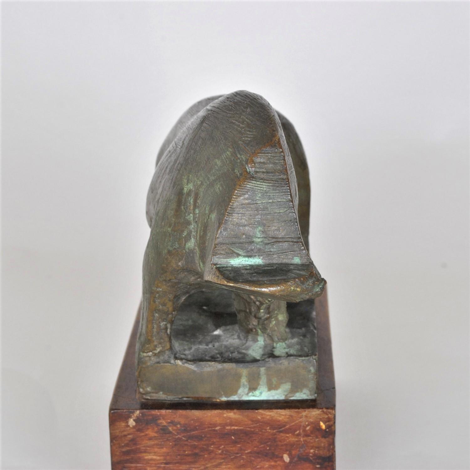 Animal sin cabeza, escultura de bronce, años 50/60 Francés en venta